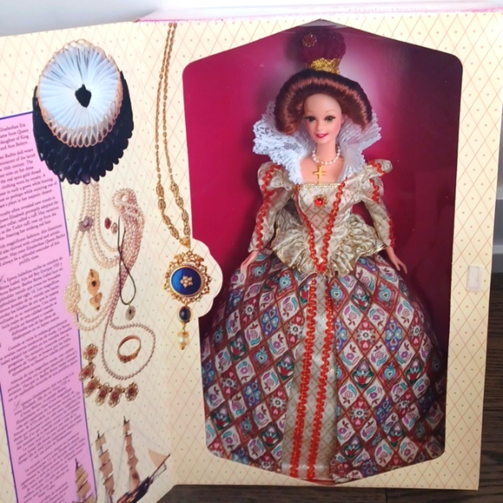 1994 Elizabethan Queen Barbie Doll The Great Eras Collection Special Mattel